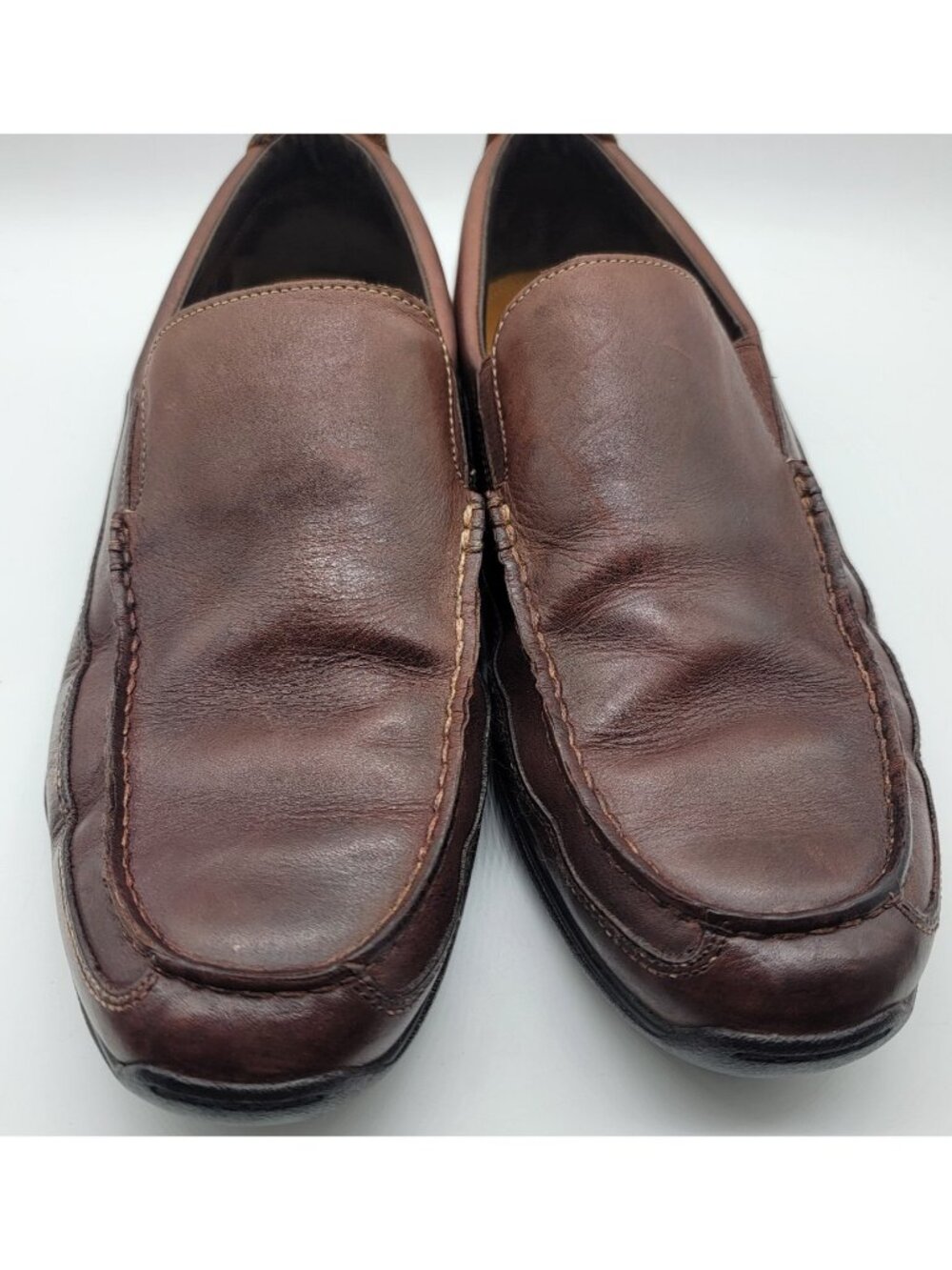 Cole Haan Brown Slip on Mens Loafer Size 11 wide - Picture 6 of 8